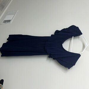 Sweet Lovely Off the Shoulder knee length dress